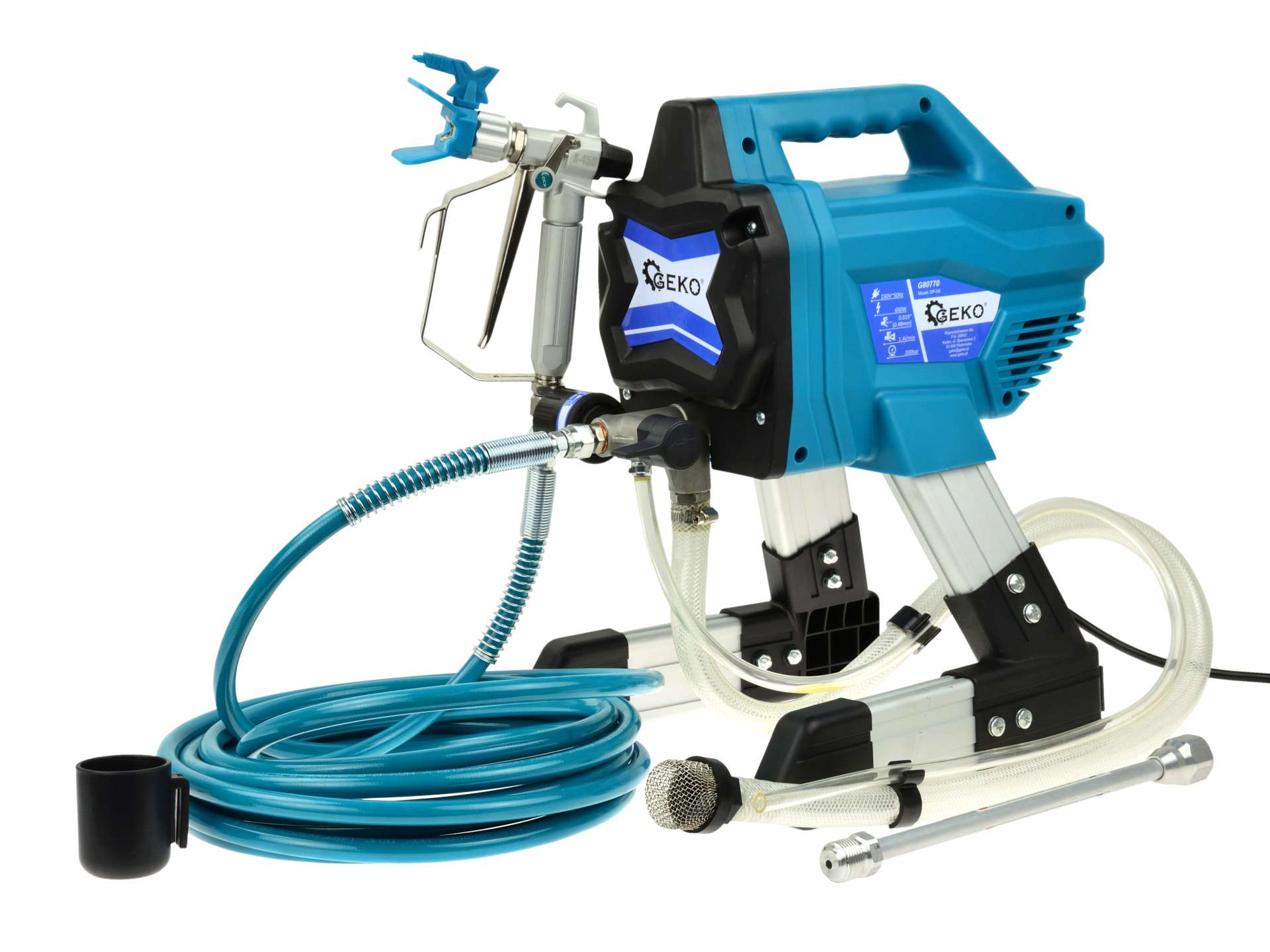 Elektrische airless verfspuit