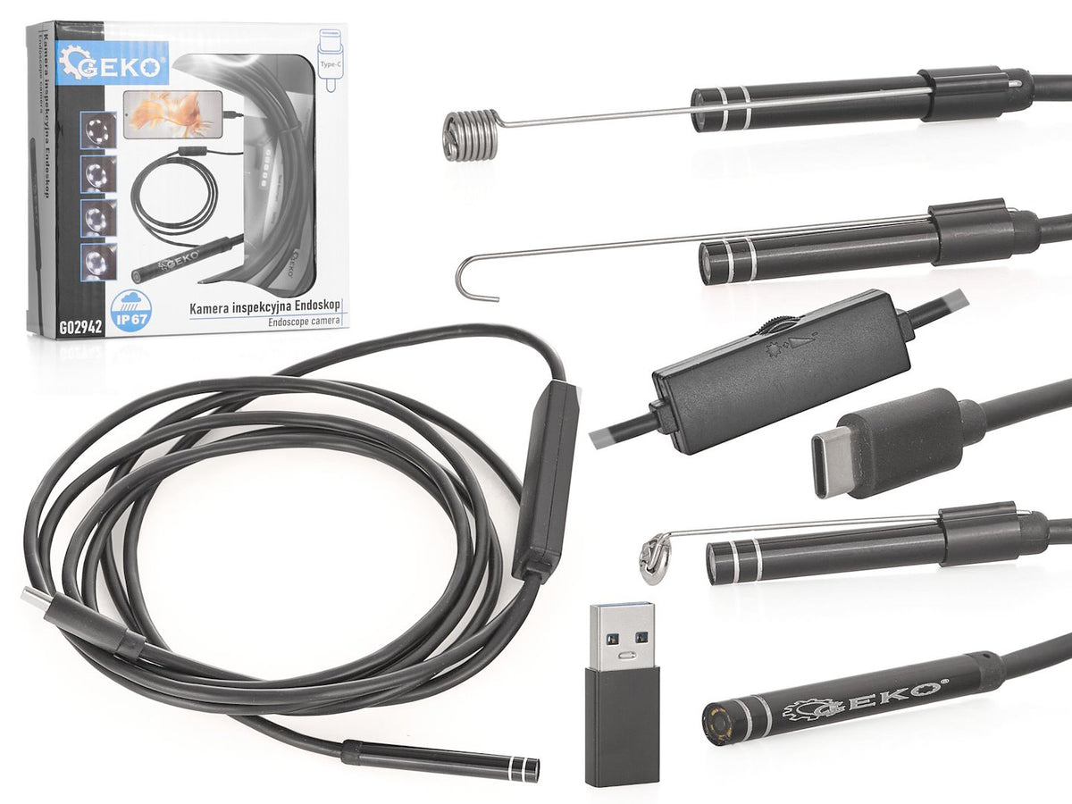 2m endoscoop met camera van 5,5 mm diameter