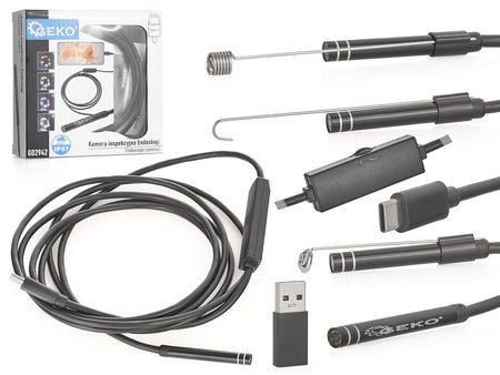 2m endoscoop met camera van 5,5 mm diameter