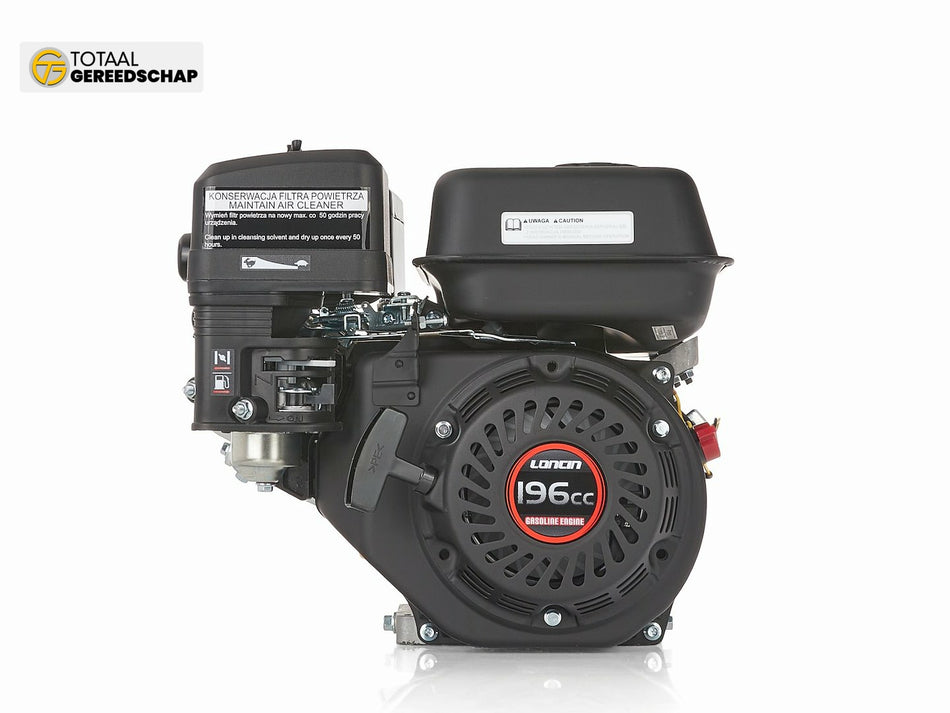 Gasoline Engine 6,5HP Loncin, 196cc 19mm Euro 5