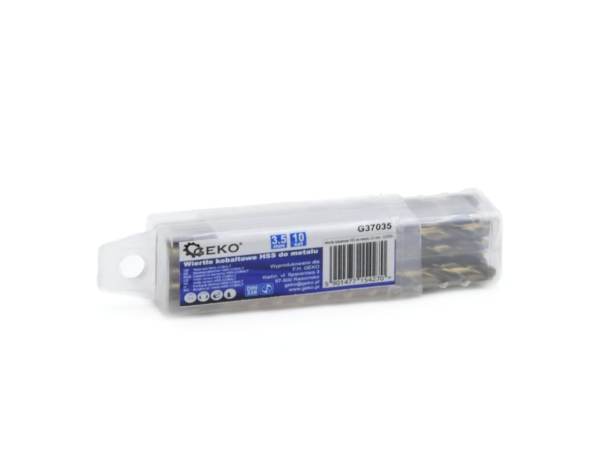 HSS-spiraalboor voor metaal met kobalt 3,5 mm