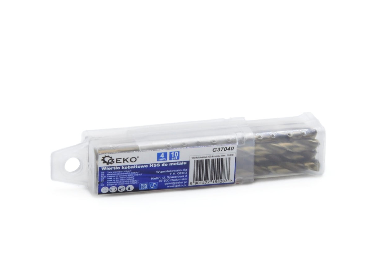 HSS-spiraalboor voor metaal met kobalt 4 mm