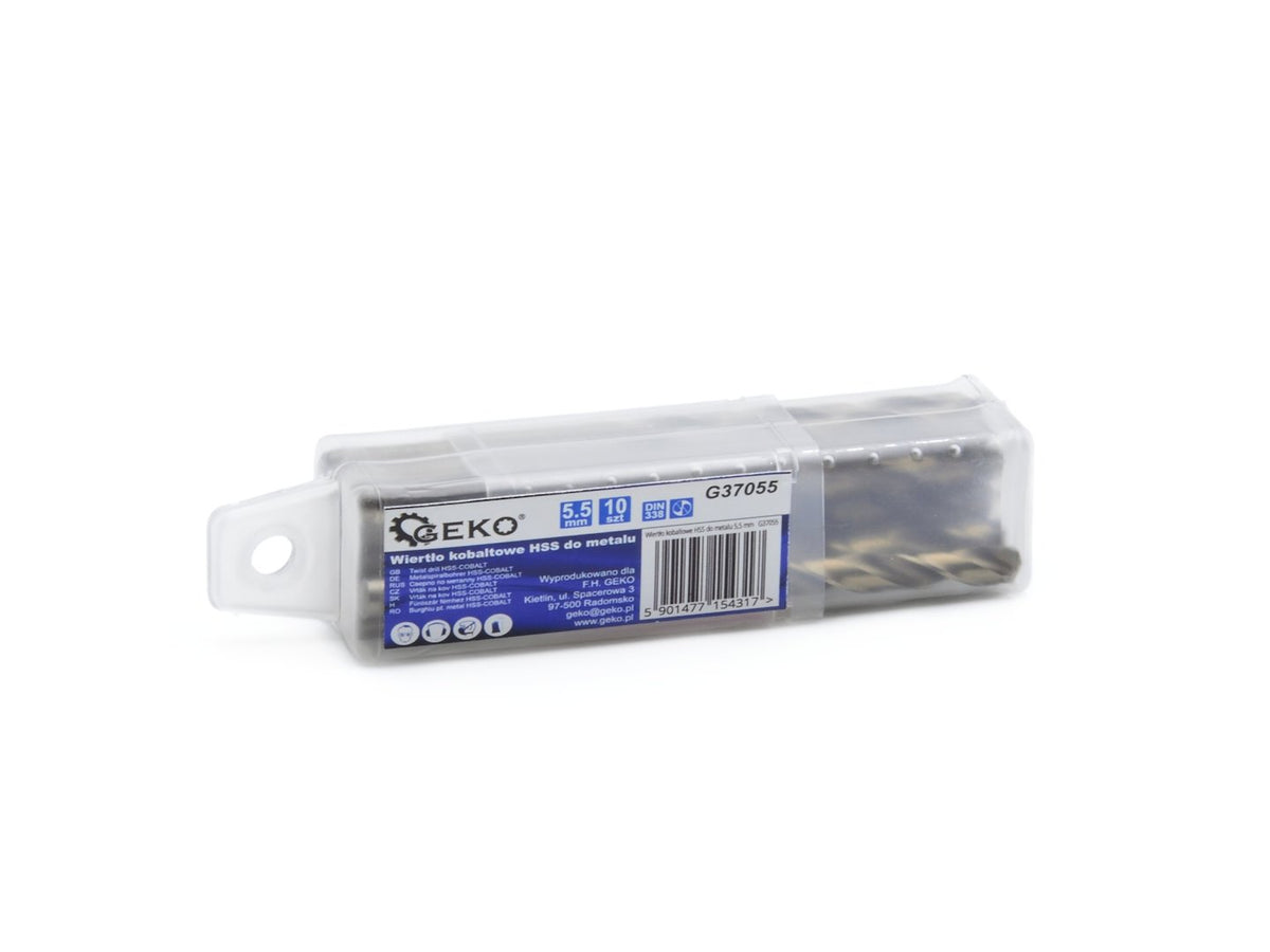 HSS-spiraalboor voor metaal met kobalt 5,5 mm
