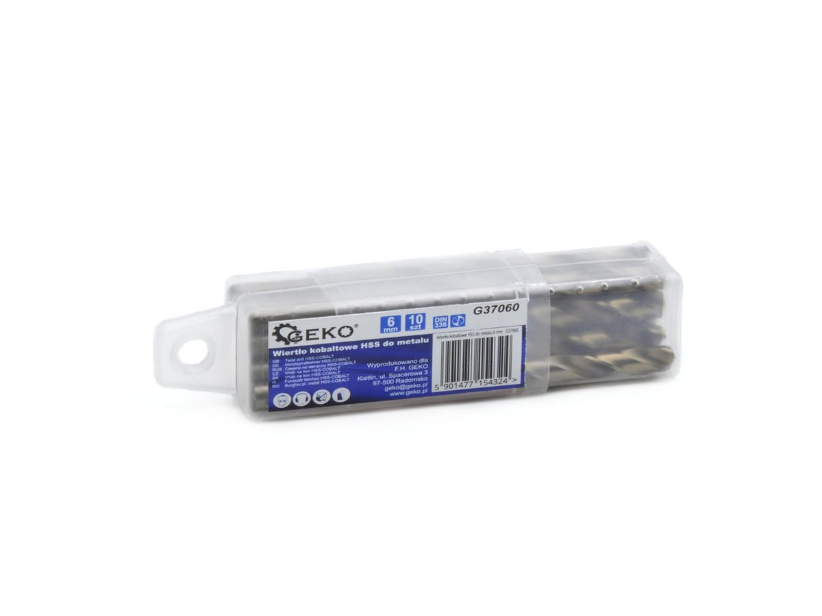 HSS-spiraalboor voor metaal met kobalt 6 mm