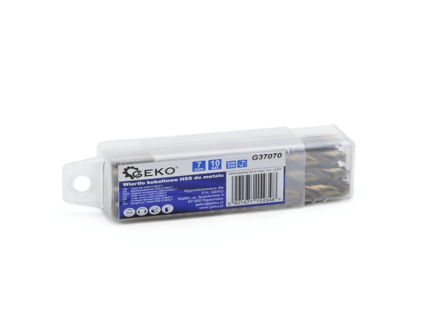 HSS-spiraalboor voor metaal met kobalt 7 mm