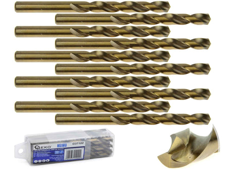 HSS-spiraalboor voor metaal met kobalt 10 mm
