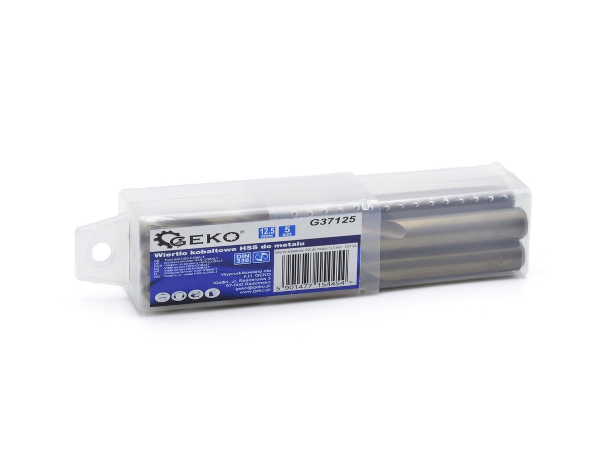 HSS-spiraalboor voor metaal met kobalt 12,5 mm