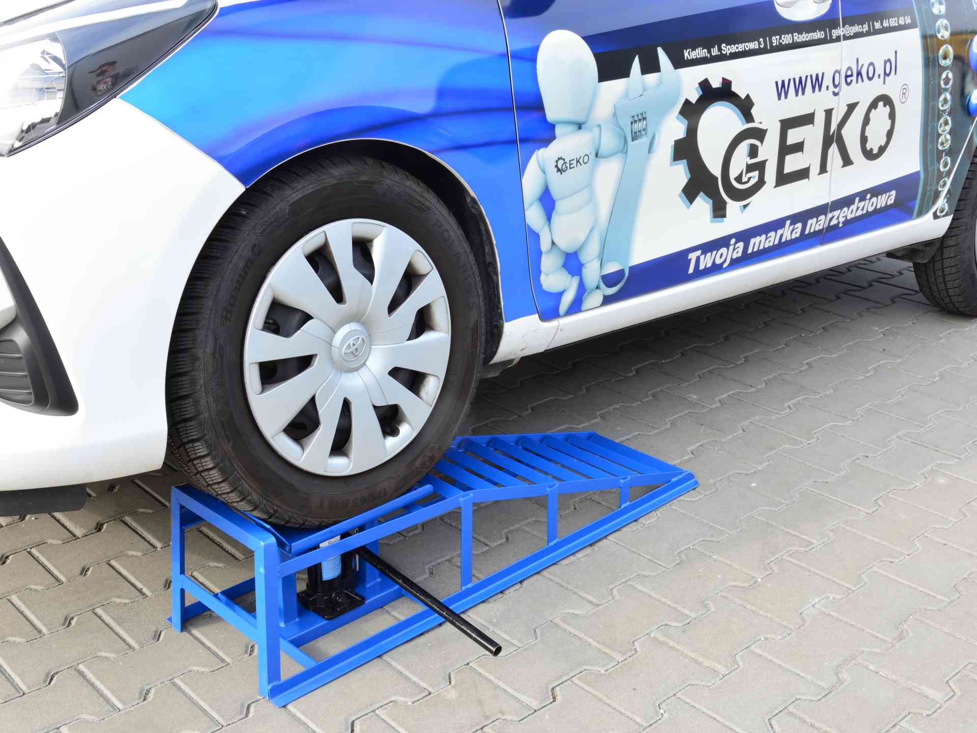 Autohelling hydraulische hefkrik 2T