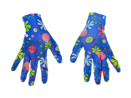 Dames werkhandschoenen met nitrilcoating maat 7