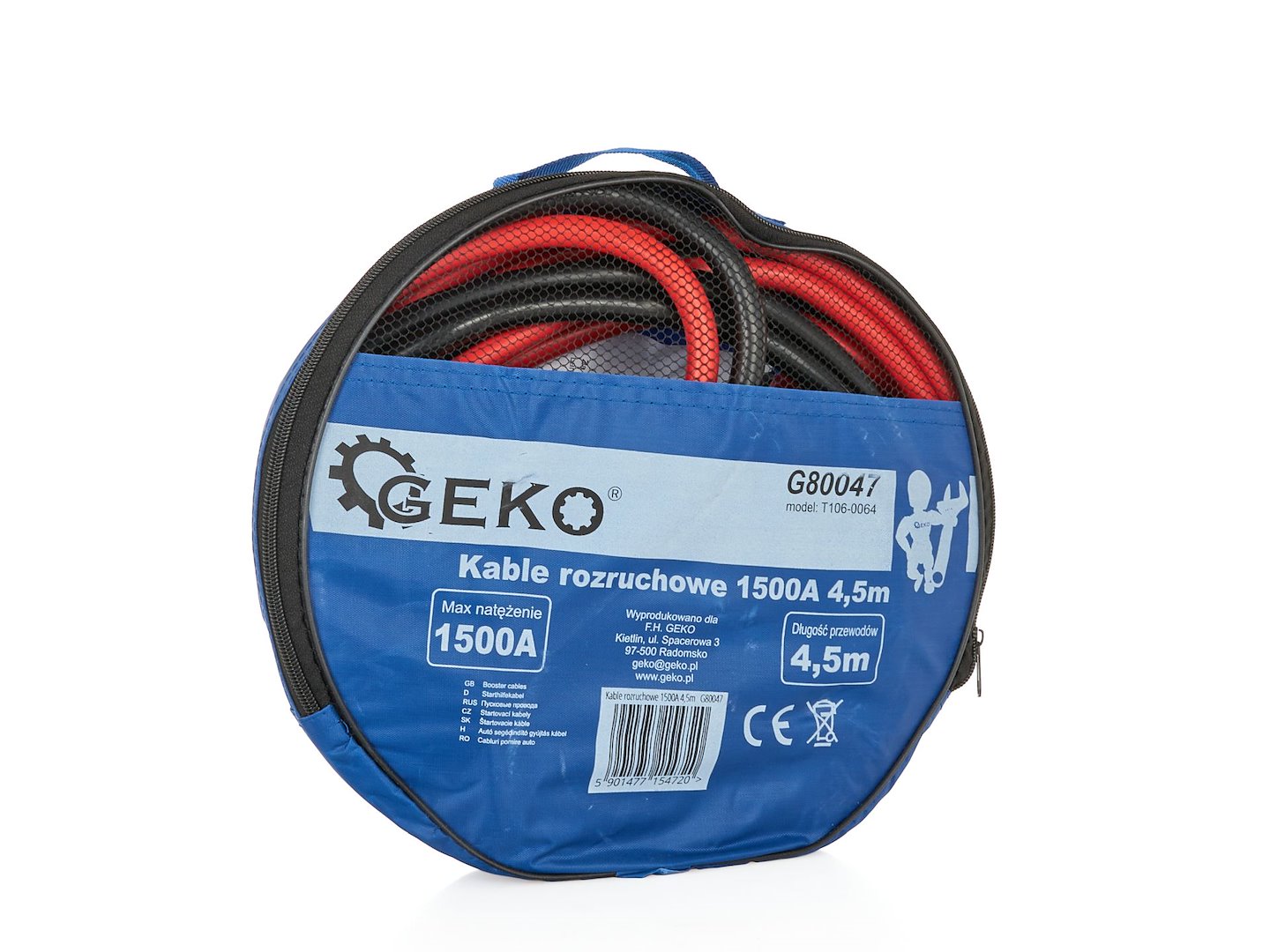 Startkabels 1500A 4,5m