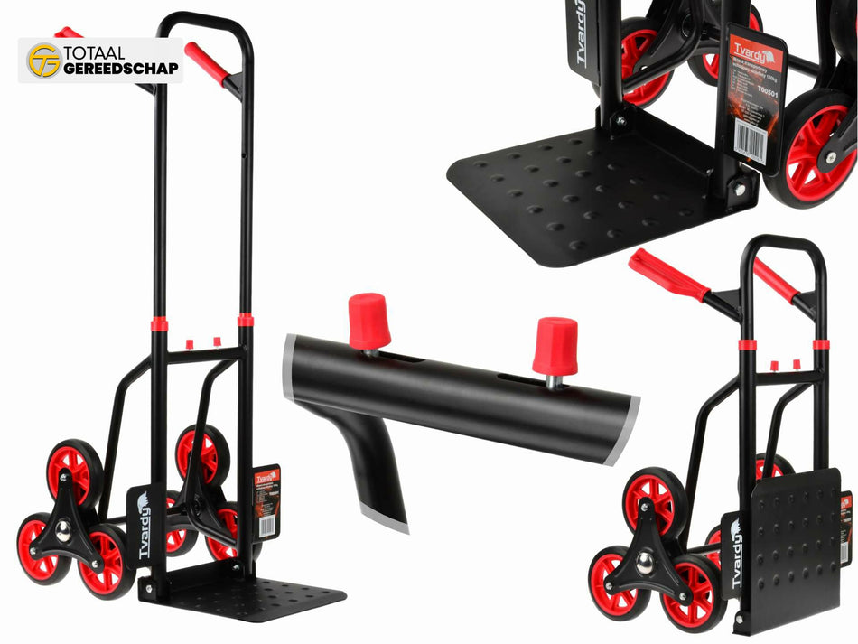 Heavy Duty Steel Foldable Blimb Stairs Trolley 150kg