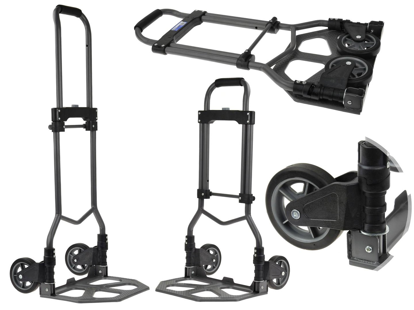 Opvouwbare stalen steekwagen 80kg