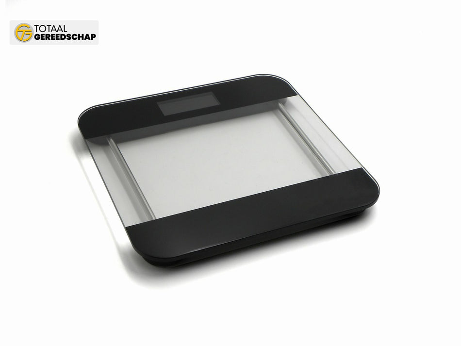 Glass bathroom scale