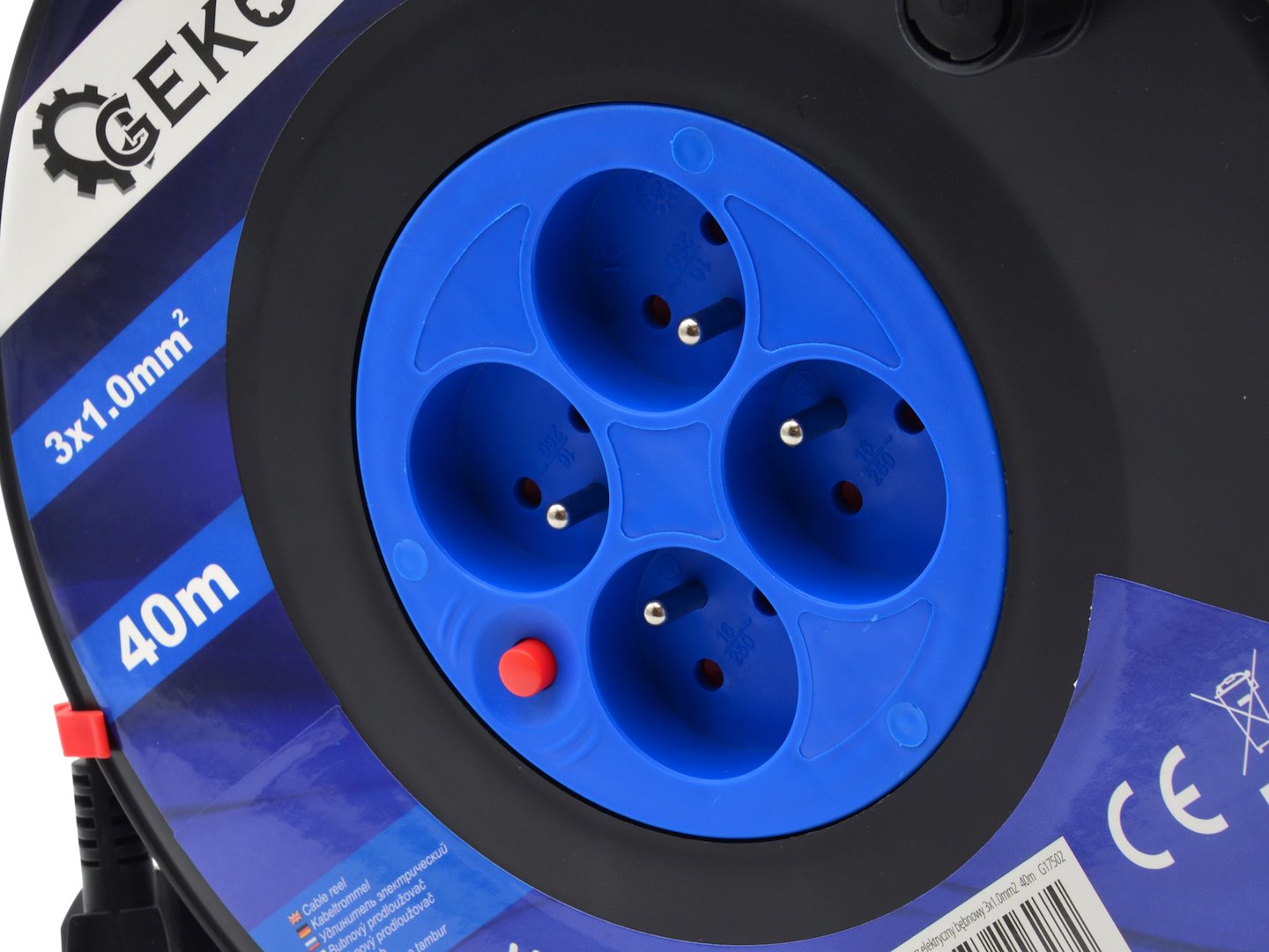 Elektriciteitskabel op haspel 3x1.0mm2 40m