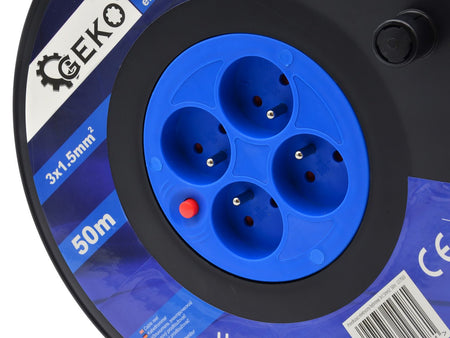 Elektriciteitskabel op haspel 3x1.5mm2 50m