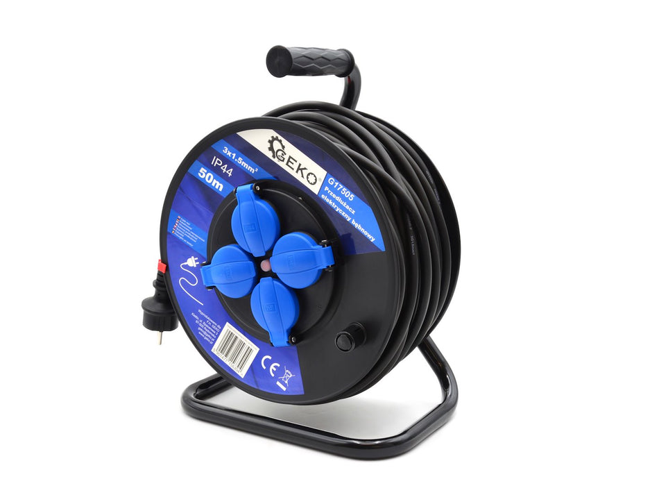 Elektriciteitskabel op haspel 3x1.5mm2 50m IP44