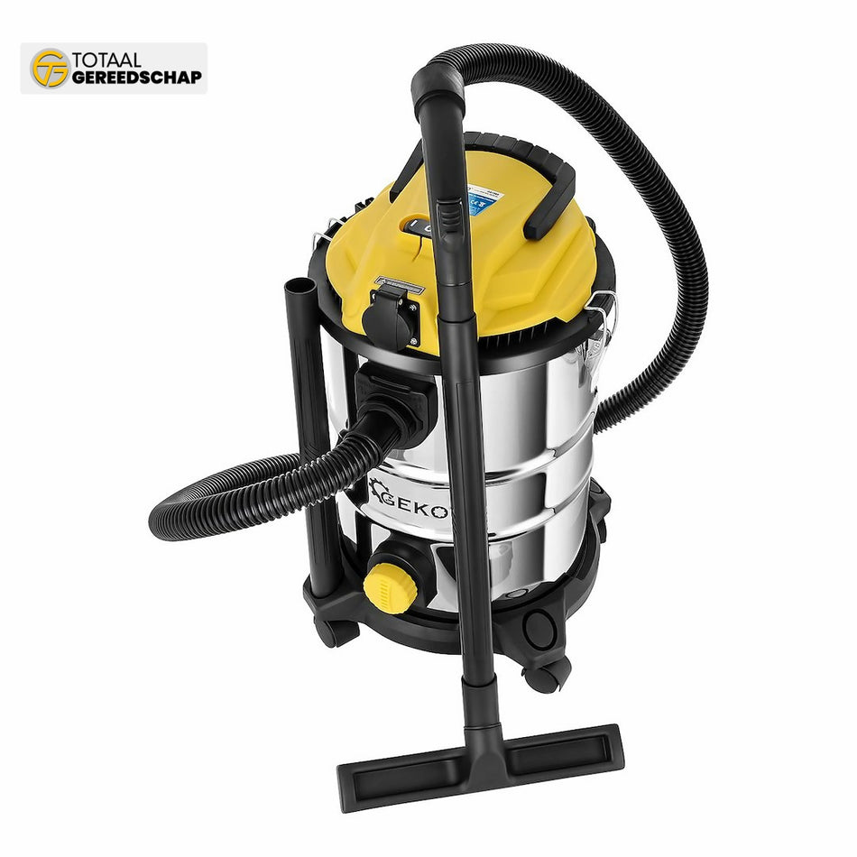 Wet and dry Vacuum cleaner 25L + socket and accessories