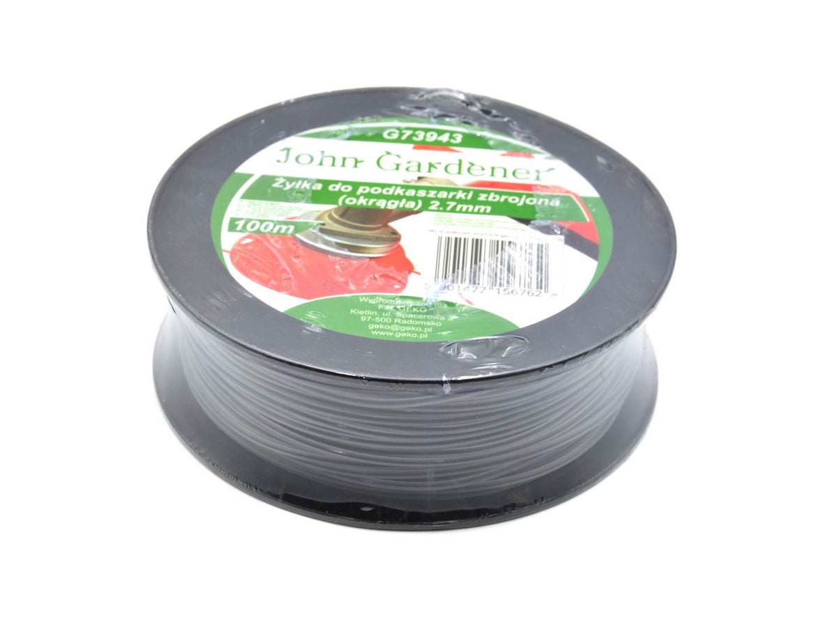 Snijlijn van nylon versterkt 2,7 mm x 100 m (rond)