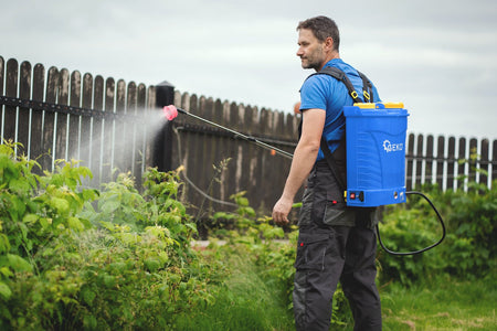 Accu-rugspuit 16L blauw type