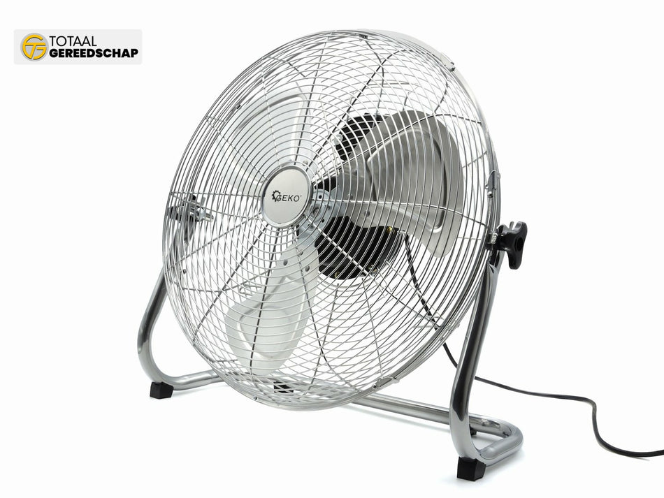 High Velocity Floor Fan 50cm INOX