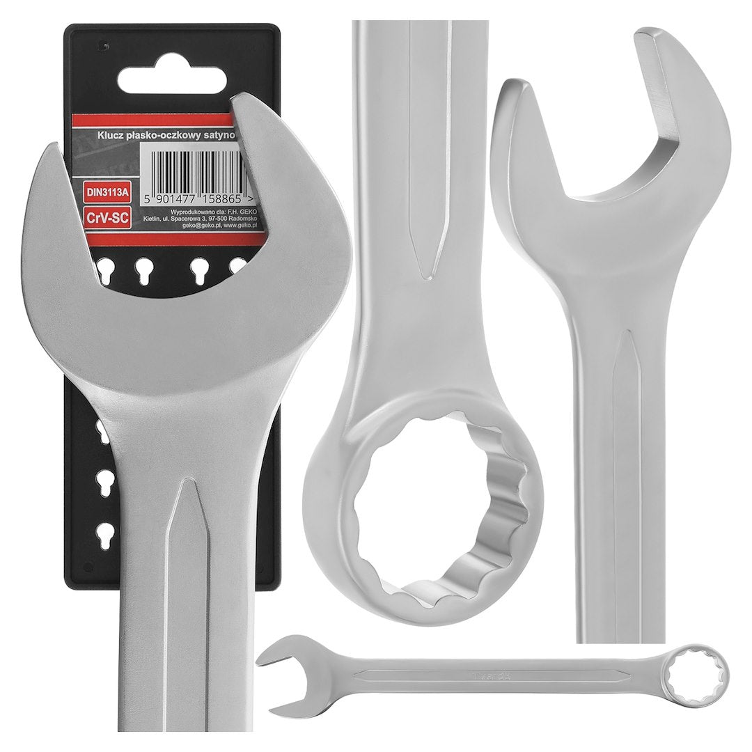 Steeksleutel combinatie, satijn, CRV, koud gestanst 50mm