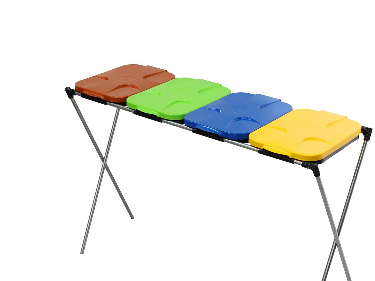 Mandrek voor 4 gescheiden vuilniszakken