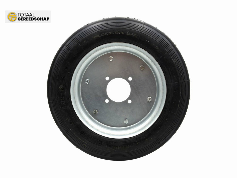 Pneumatic wheel with tube 4.00-10