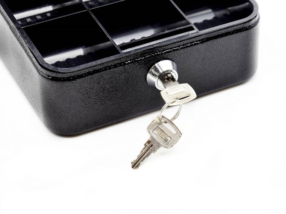 metalen geldkist 150x120x80mm met sleutel