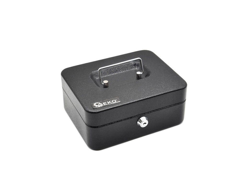 metalen geldkist 200x160x90mm met sleutel