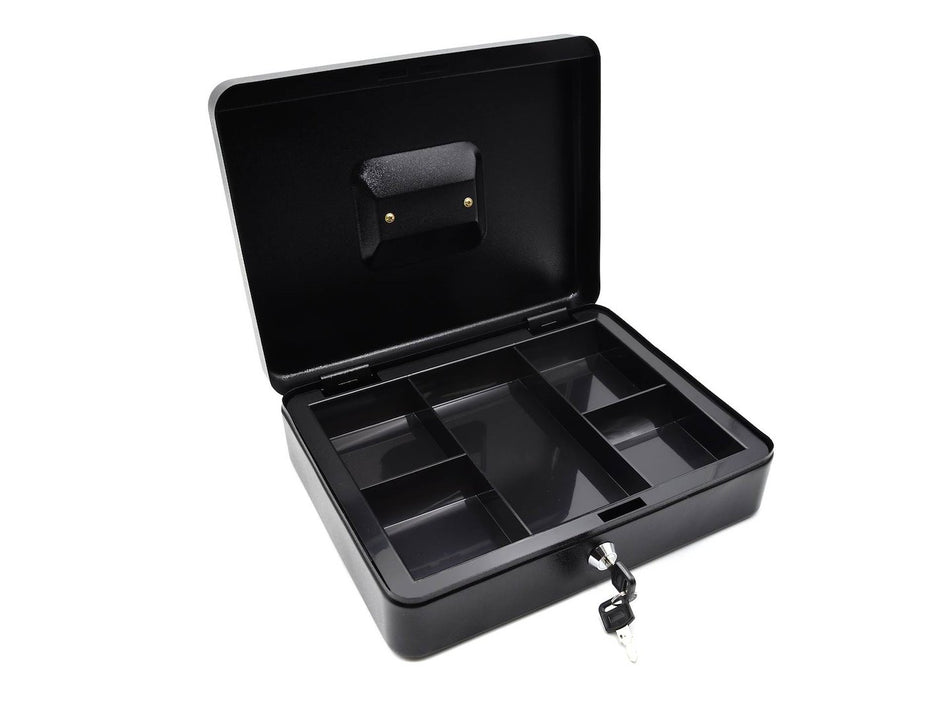 metalen geldkist 300x240x90mm met sleutel