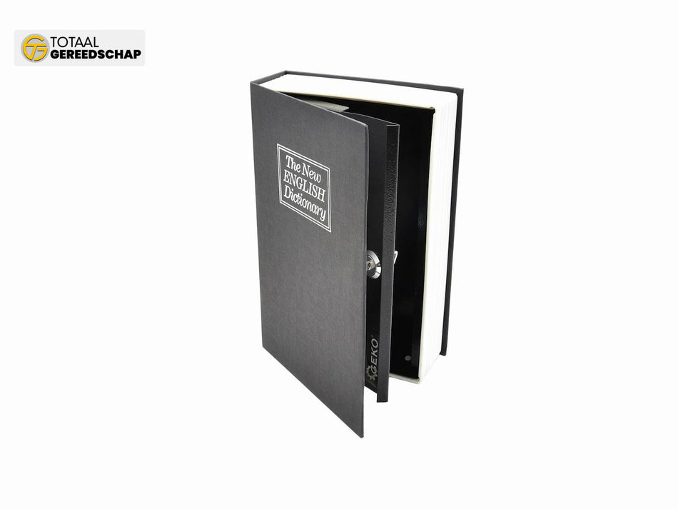 metal case - book for money 180x115x55mm with key