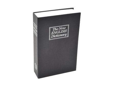 metalen geldkist - boek voor geld 240x155x55mm met sleutel