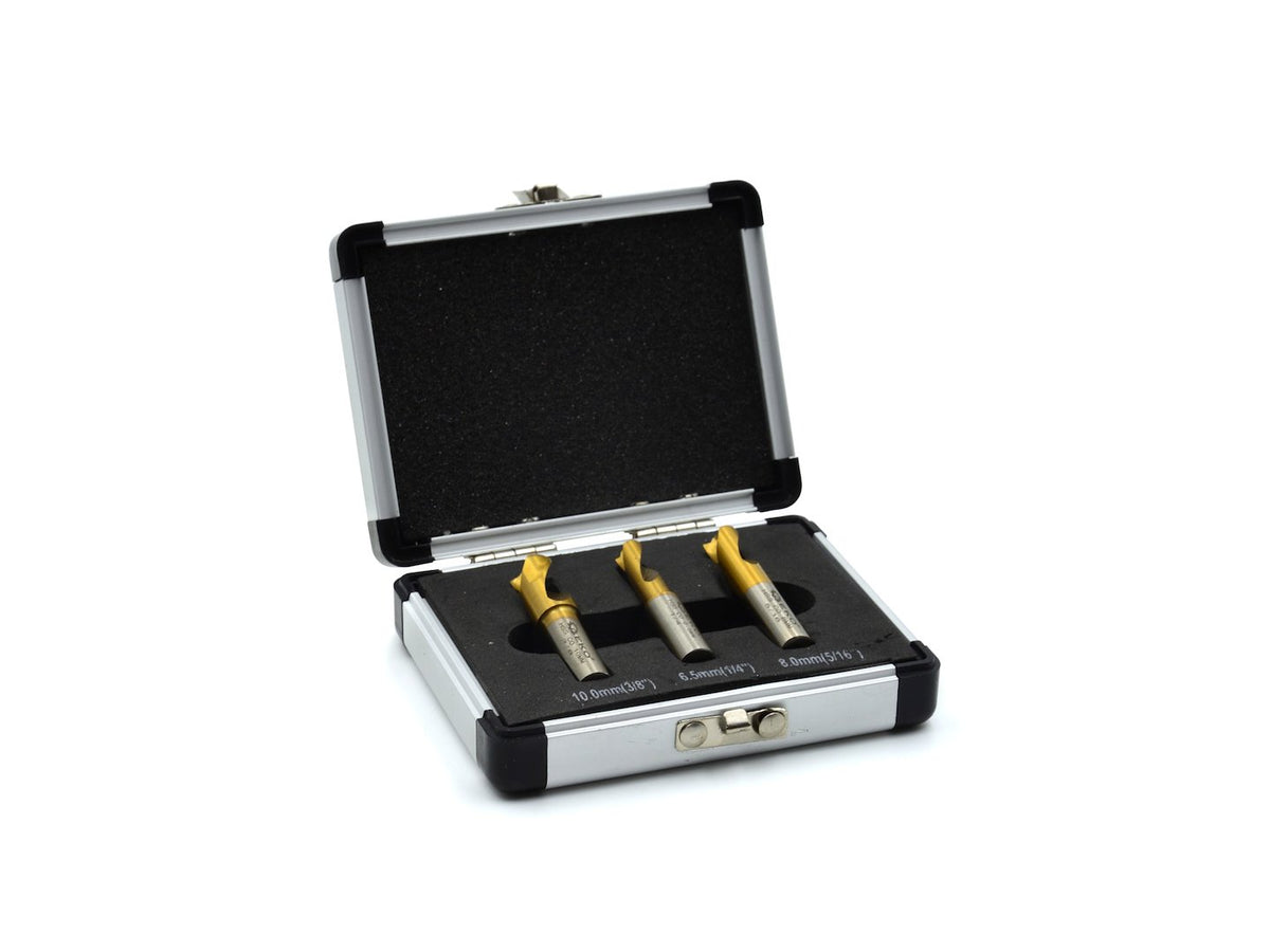 3 stuks puntlasboor 10mm 6,5mm 8mm