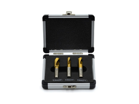 3 stuks puntlasboor 10mm 6,5mm 8mm