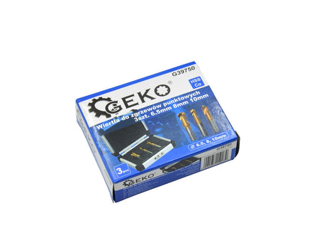 3 stuks puntlasboor 10mm 6,5mm 8mm