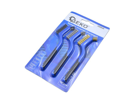 3-delige mini draadborstelset 180mm GEKO