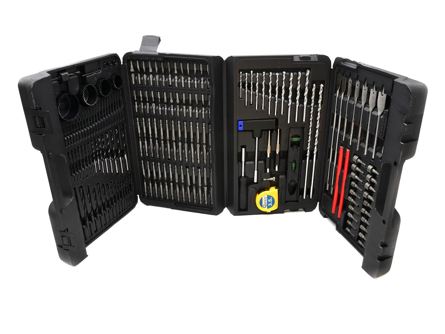 216-delige set accessoires, bitjes en boren