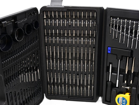 216-delige set accessoires, bitjes en boren