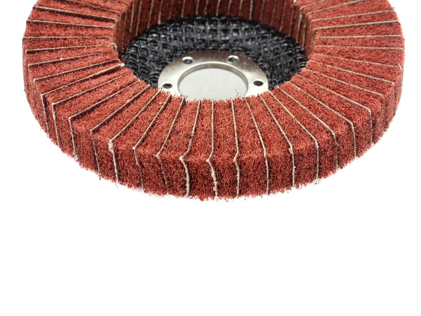 Niet-geweven nylon klep satijnen polijstschijf 125x22,23 mm