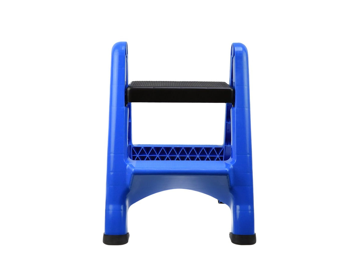 Huishoudelijke tweestaps kleine ladder opvouwbare plastic trede 150kg 60cm