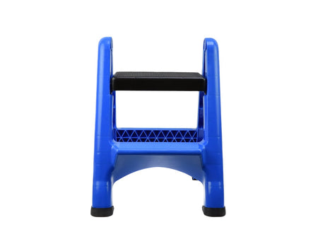Huishoudelijke tweestaps kleine ladder opvouwbare plastic trede 150kg 60cm