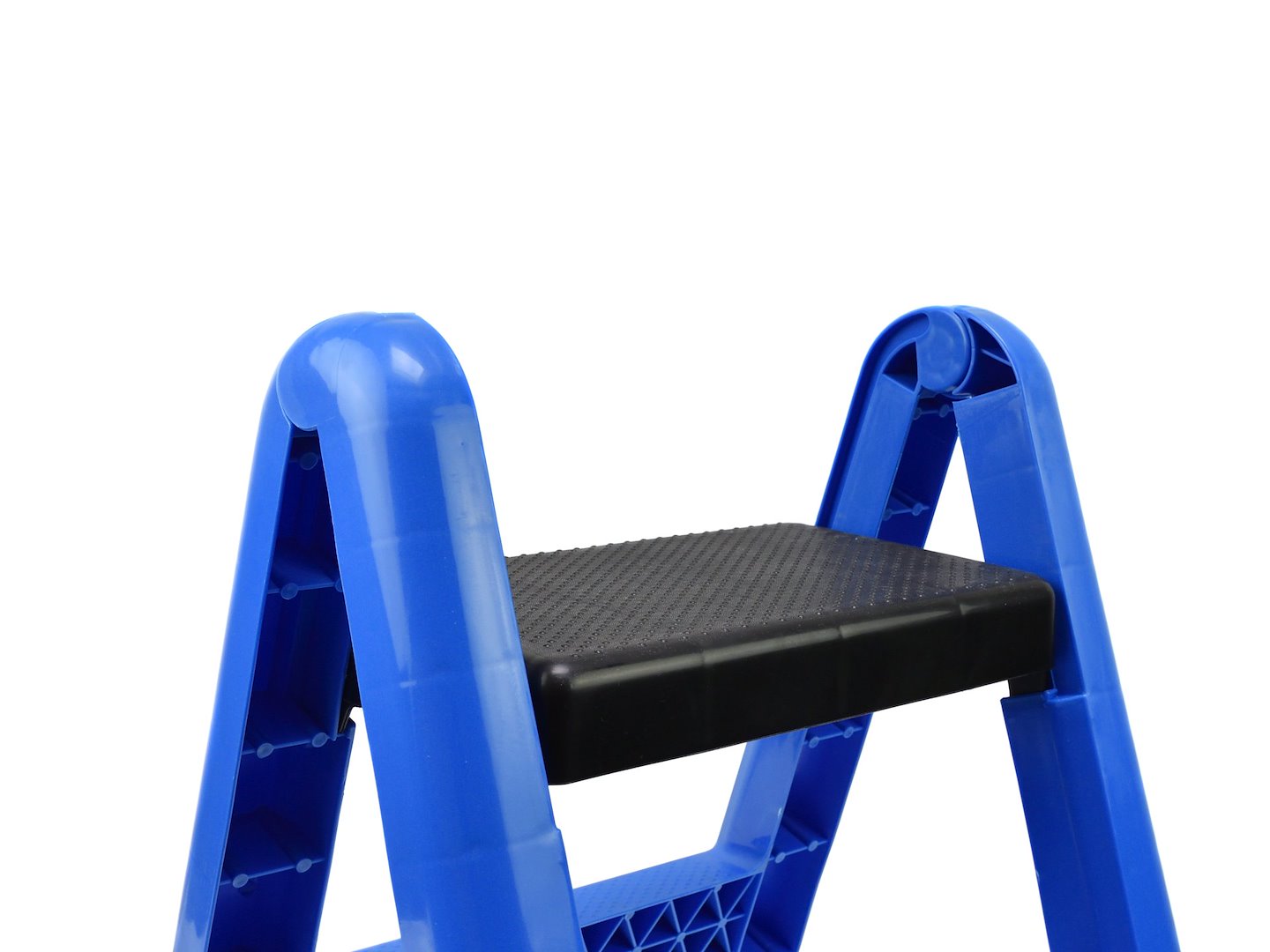 Huishoudelijke tweestaps kleine ladder opvouwbare plastic trede 150kg 60cm