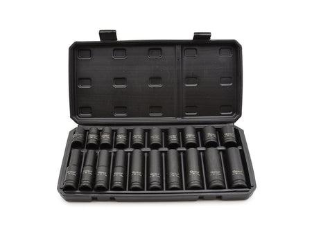 Impactsockets 1/2" 10-19mm lang en kort