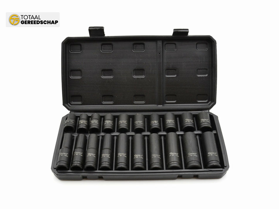 Impackt sockets 1/2" 10-19mm long and short