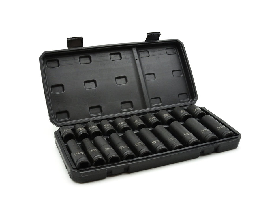Impactsockets 1/2" 10-19mm lang en kort
