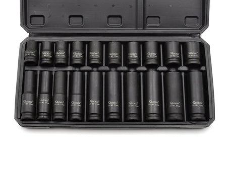 Impactsockets 1/2" 10-19mm lang en kort