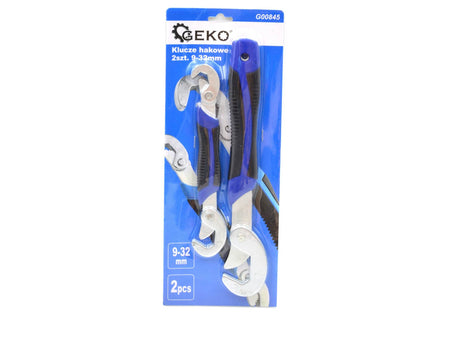 Haaksleutels 2 stuks 9-32mm