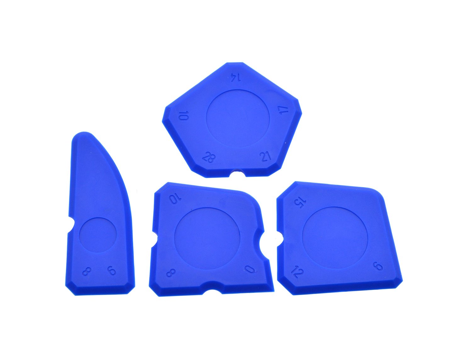 Siliconenkit afwerkingsgereedschap 4 stuks