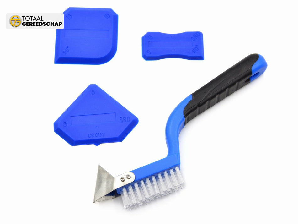 Silicone trowels with brush 4pcs