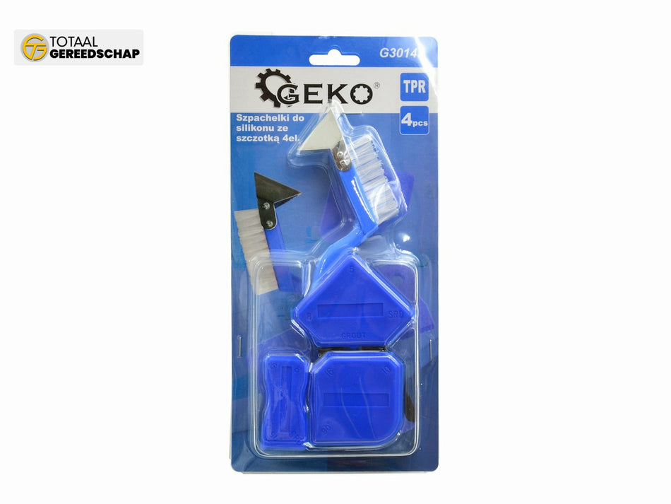 Silicone trowels with brush 4pcs